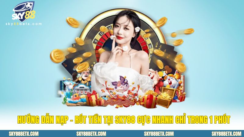 Hướng dẫn nạp – rút tiền tại Sky88 cực nhanh chỉ trong 1 phút