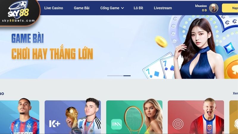 Tìm hiểu cách nhận khuyến mãi SKY88 đơn giản nhất cho tân binh