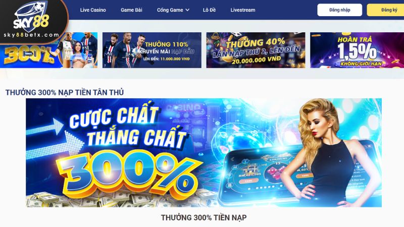 Top 3 ưu điểm nổi bật vượt trội chỉ có tại ứng dụng SKY88